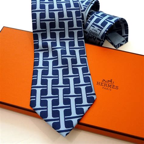 hermes tie logo|Hermes vintage tie.